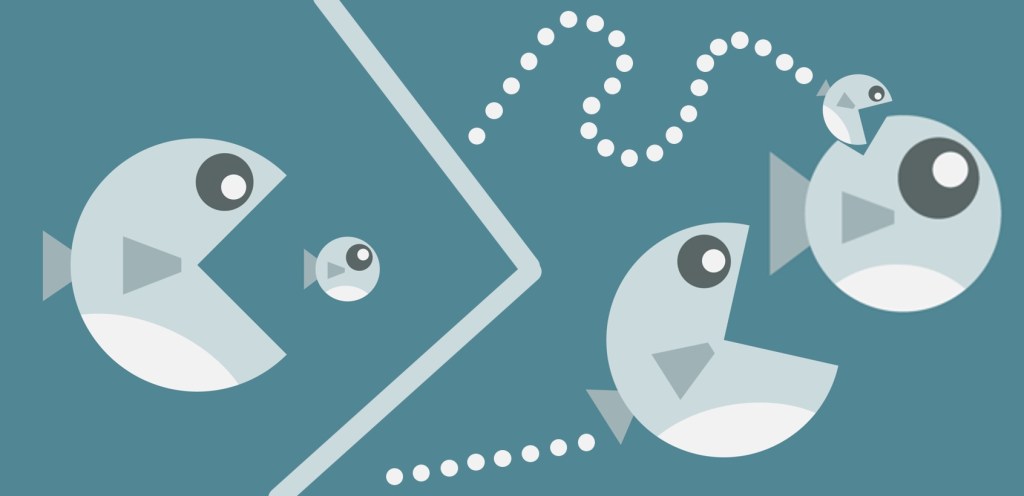 Fast fish eat Slow fish